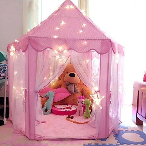 Kids Indoor Tent with Mosquito Net - Princess Playhouse