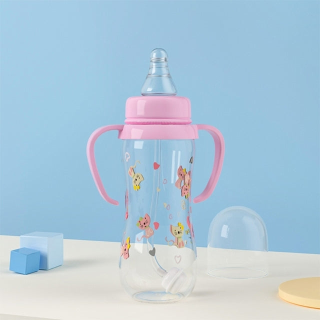 Baby Feeding Bottle with 2 Handles and Gravity Ball