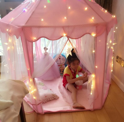 Kids Indoor Tent with Mosquito Net - Princess Playhouse