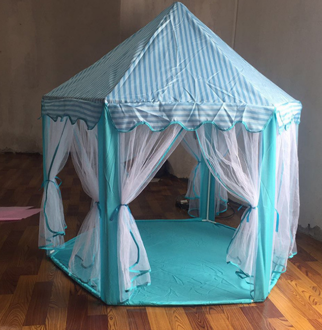 Kids Indoor Tent with Mosquito Net - Princess Playhouse