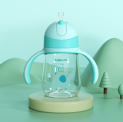 Children's Dual-Use Duckbill Straws Learning Cups