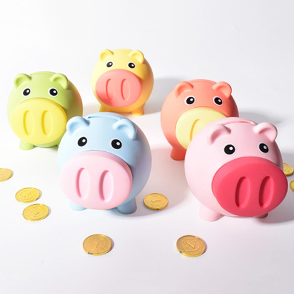 Cartoon Piggy Bank Money Storage Box for Kids