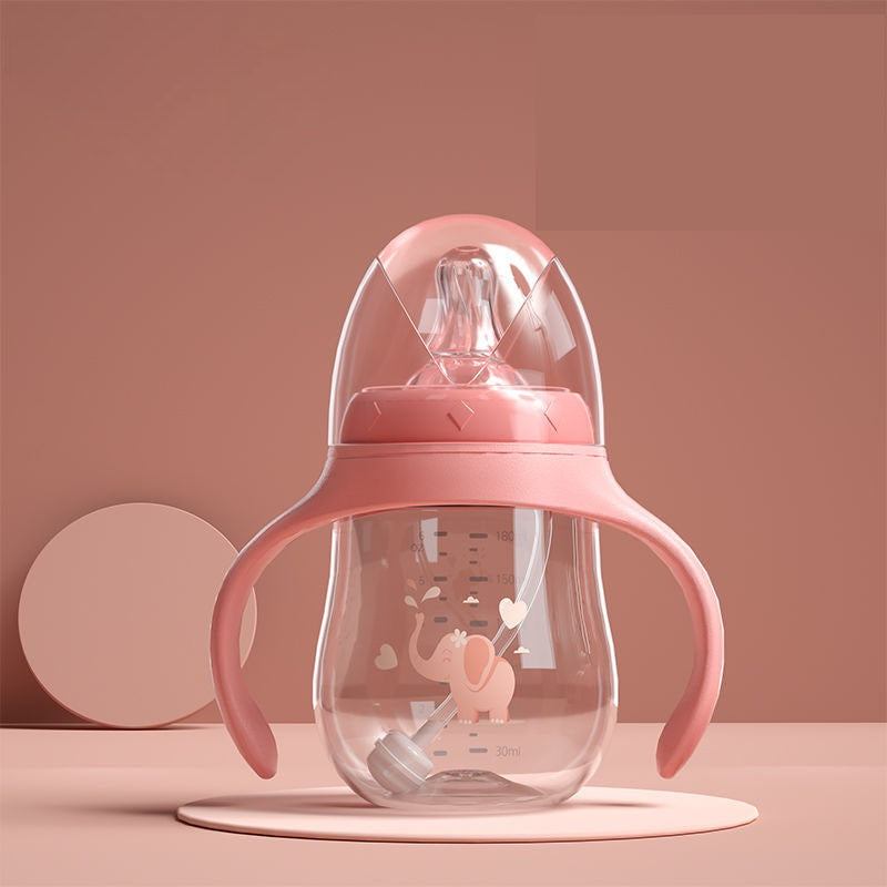 BPA Free Baby Straw Bottle for Milk and Water