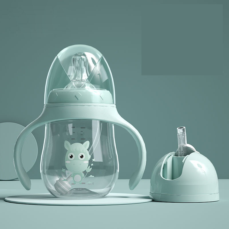 BPA Free Baby Straw Bottle for Milk and Water