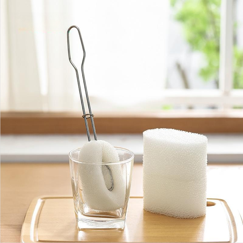 Long Handle Stainless Steel Cup and Bottle Cleaning Brush