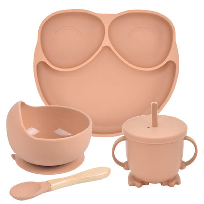 Silicone Suction Cup Divided Plate Set for Kids