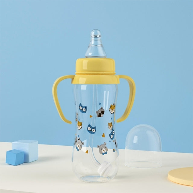 Baby Feeding Bottle with 2 Handles and Gravity Ball
